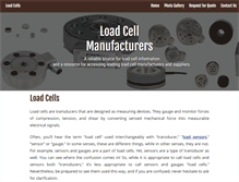 Tablet Screenshot of load-cells.org
